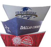 Custom Printed Food Boats or Food Trays
