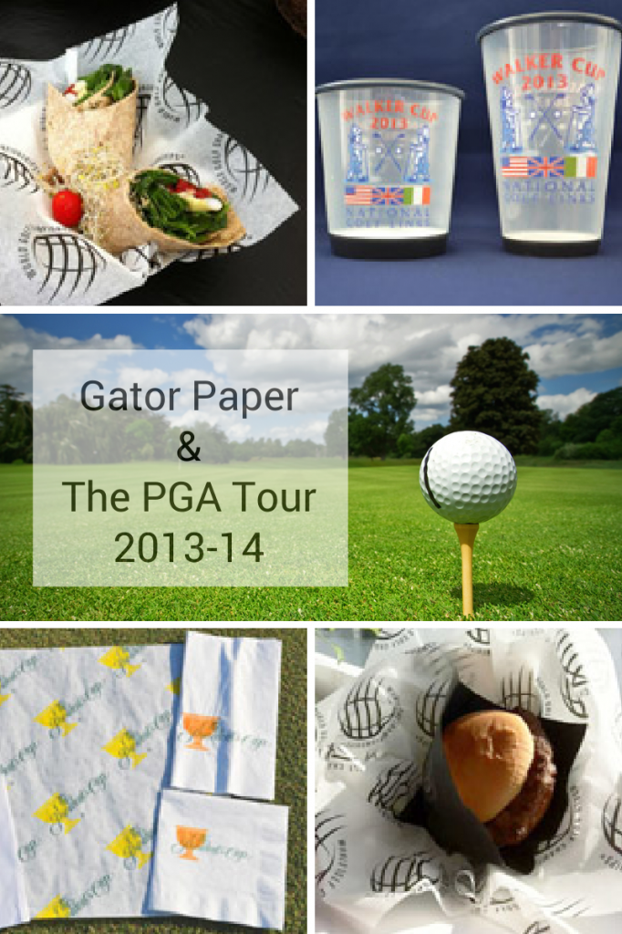 Gator Paper serves the PGA Tour with custom printed food service products