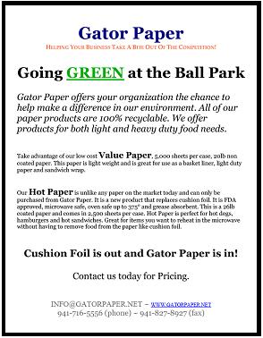  "Going Green" at the Ball Park