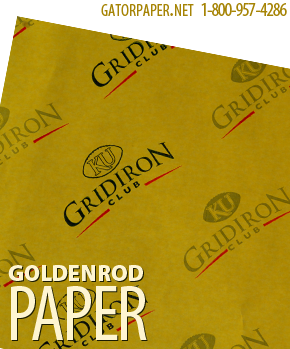 Custom Printed Goldenrod Paper