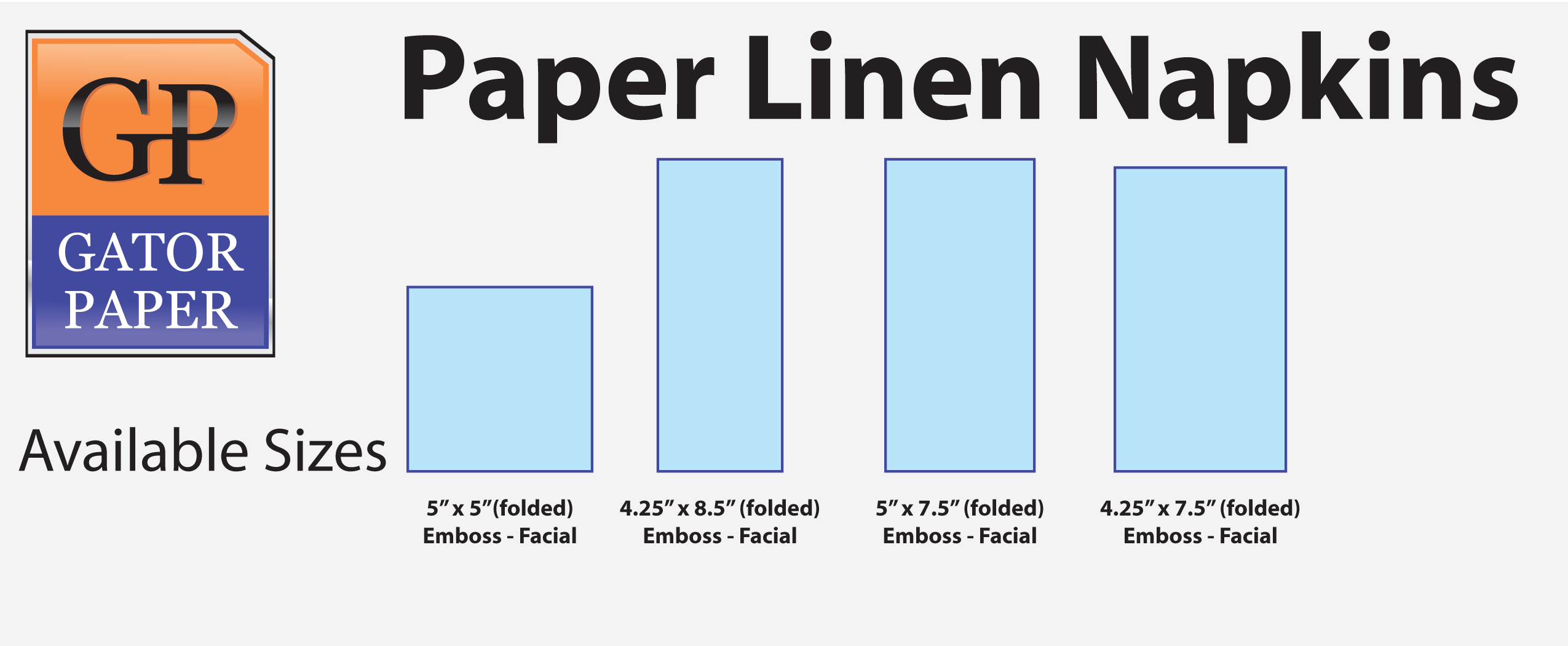 Napkin Size Chart