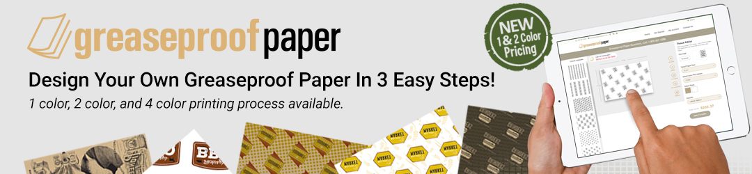 Custom Printed Greaseproof Paper - Printed Paper